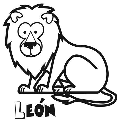 Dibujos de león para imprimir y colorear. Dibujos de animales: Aprender como Dibujar y Colorear Fácil, dibujos de Blanco Sobre Negro, como dibujar Blanco Sobre Negro para colorear e imprimir