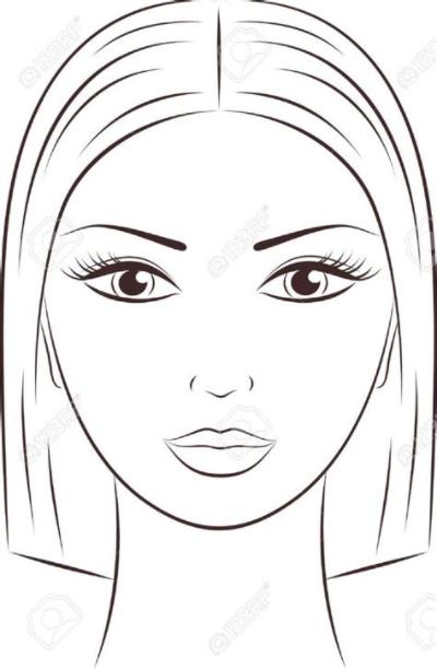 Cómo dibujar Una Cara De Mujer 】 Paso a Paso Muy Fácil: Aprende como Dibujar Fácil con este Paso a Paso, dibujos de Bocetos De Rostros, como dibujar Bocetos De Rostros para colorear e imprimir