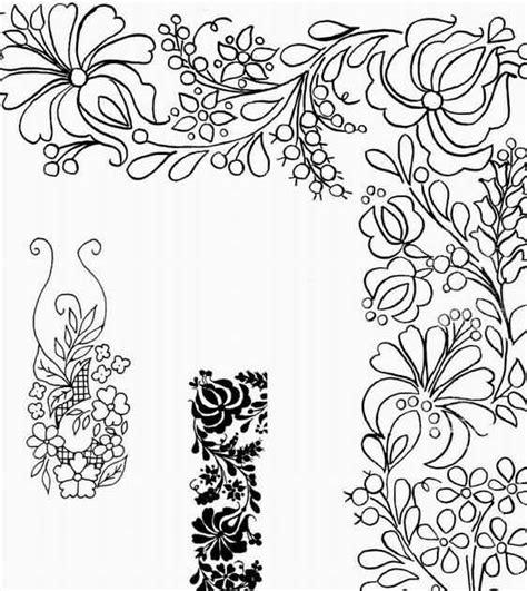 Dibujos De Flores Para Bordado Mexicano: Dibujar y Colorear Fácil con este Paso a Paso, dibujos de Bordado, como dibujar Bordado para colorear
