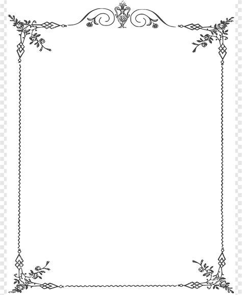White floral frame illustration. Borders and Frames Black: Dibujar Fácil con este Paso a Paso, dibujos de Bordes En Photoshop, como dibujar Bordes En Photoshop para colorear