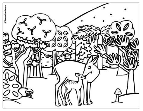 26 dibujos de Bosques para colorear | Oh Kids | Page 2: Dibujar Fácil, dibujos de Bosques, como dibujar Bosques para colorear