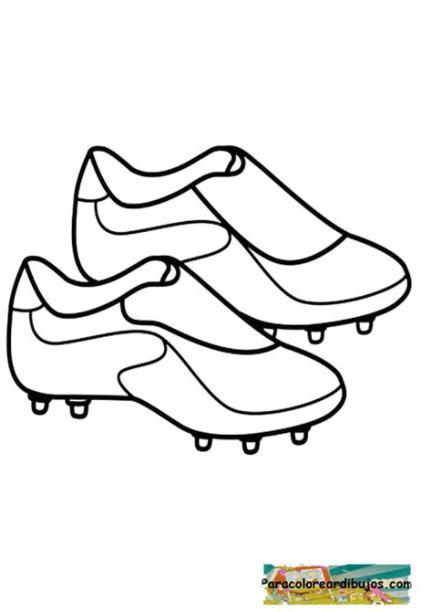 Zapatillas de futbol para colorear - Imagui: Aprende a Dibujar y Colorear Fácil, dibujos de Botas De Futbol, como dibujar Botas De Futbol paso a paso para colorear