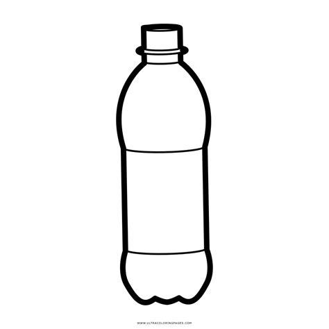 Dibujo De Botella De Plástico Para Colorear - Ultra: Aprende a Dibujar Fácil, dibujos de Botella, como dibujar Botella para colorear e imprimir
