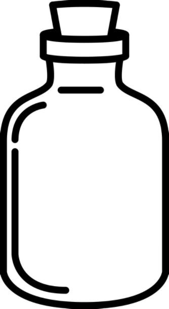Dibujo De Botella De Vidrio Para Colorear - Ultra Coloring: Aprende como Dibujar Fácil con este Paso a Paso, dibujos de Botella De Cristal, como dibujar Botella De Cristal paso a paso para colorear
