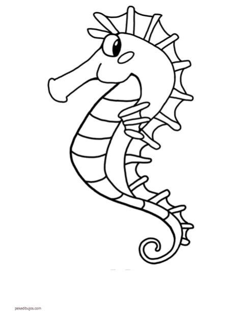 Dibujos de caballitos de mar para colorear: Aprender a Dibujar Fácil con este Paso a Paso, dibujos de Caballito De Mar, como dibujar Caballito De Mar para colorear e imprimir