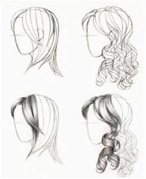 paso 2 para aprender a dibujar cabello de mujer | Dibujar: Aprende como Dibujar Fácil, dibujos de Cabello De Lado, como dibujar Cabello De Lado para colorear e imprimir