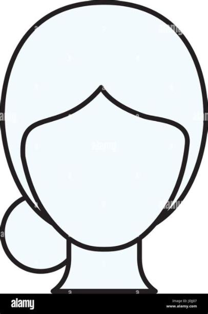 Dibujo silueta de mujer sin rostro con cabello recogido: Dibujar Fácil, dibujos de Cabello Recogido, como dibujar Cabello Recogido para colorear e imprimir