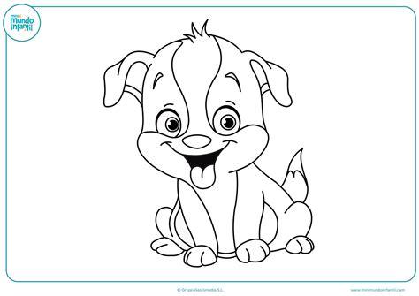 Dibujos de Perros para colorear - Mundo Primaria: Aprender a Dibujar y Colorear Fácil, dibujos de Cachorros De Perros, como dibujar Cachorros De Perros para colorear e imprimir