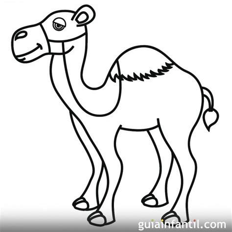 Dibujo de un camello para colorear en Navidad: Aprende como Dibujar Fácil, dibujos de Camello, como dibujar Camello paso a paso para colorear