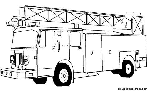 Dibujos Sin Colorear: Dibujos de Camiones de Bomberos para: Dibujar Fácil con este Paso a Paso, dibujos de Camion De Bomberos, como dibujar Camion De Bomberos paso a paso para colorear