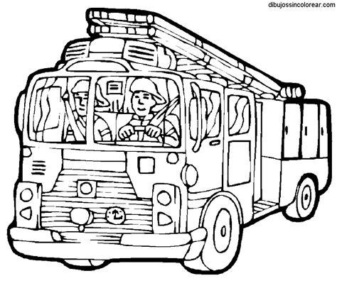 Dibujos Sin Colorear: Dibujos de Camiones de Bomberos para: Dibujar Fácil, dibujos de Camion De Bomberos, como dibujar Camion De Bomberos para colorear