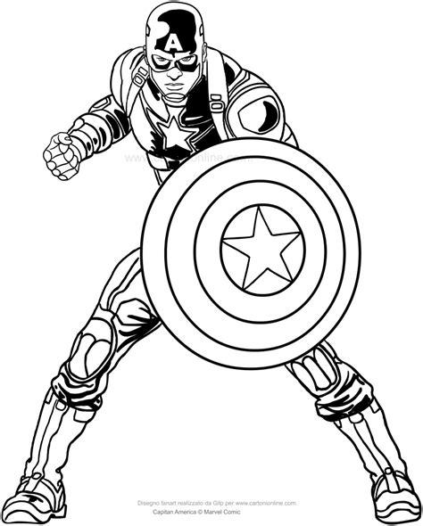 Dibujo de Capitán América para colorear: Aprende a Dibujar Fácil, dibujos de Capitan America, como dibujar Capitan America para colorear