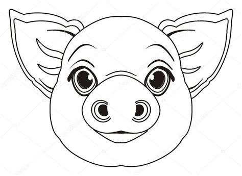 Imágenes: cara de cerdo para colorear | colorear cara de: Aprender como Dibujar Fácil con este Paso a Paso, dibujos de Cara Cerdito, como dibujar Cara Cerdito para colorear e imprimir