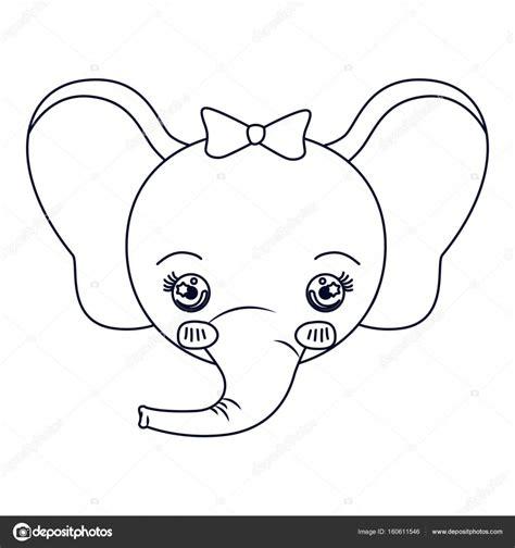 Cara De Elefante Para Colorear: Aprende como Dibujar y Colorear Fácil, dibujos de Cara De Elefante, como dibujar Cara De Elefante para colorear