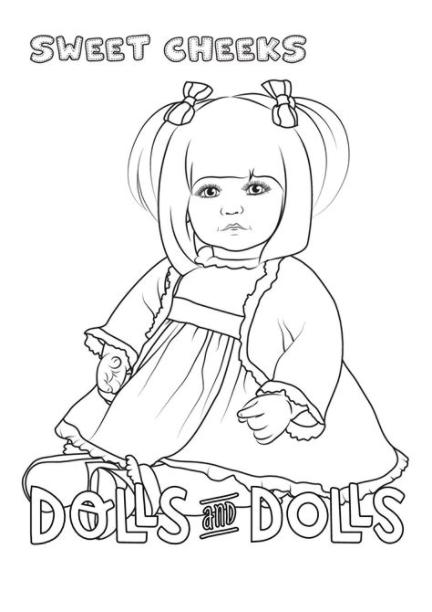 Dibujos de MUÑECAS para COLOREAR GRATIS - Dolls And Dolls: Dibujar y Colorear Fácil, dibujos de Cara De Muñecas, como dibujar Cara De Muñecas paso a paso para colorear