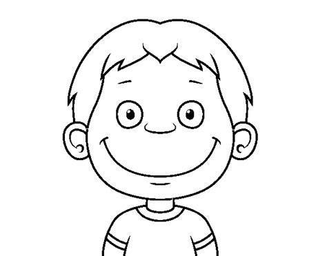 Dibujo de Cara de niño pequeño para Colorear - Dibujos.net: Dibujar Fácil con este Paso a Paso, dibujos de Cara De Niño, como dibujar Cara De Niño para colorear