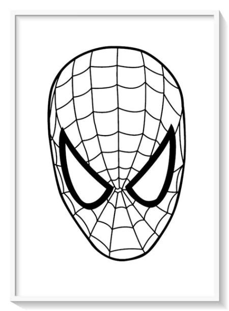 Los más lindos dibujos de SPIDERMAN (Hombre Araña) para: Dibujar Fácil, dibujos de Cara Spiderman, como dibujar Cara Spiderman paso a paso para colorear