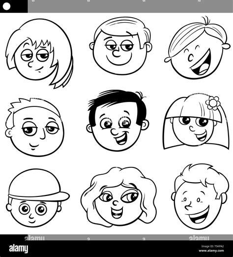 Ilustración caricatura en blanco y negro del cómic: Dibujar Fácil con este Paso a Paso, dibujos de Caras De Comic, como dibujar Caras De Comic paso a paso para colorear