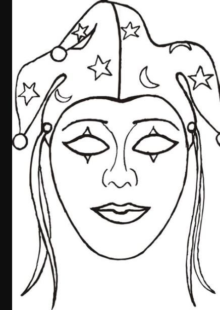 Cómo dibujar la Máscara de Carnaval kawaii - Como desenhar Máscara Carnaval  ❤ Dibujos para dibujar 