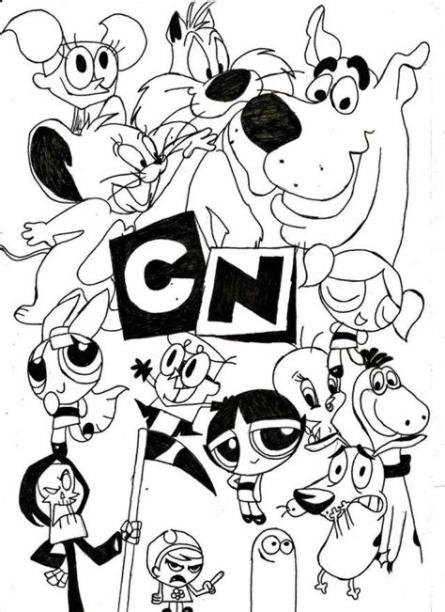 Dibujos Animados Para Colorear De Cartoon Network - Para: Aprende a Dibujar y Colorear Fácil con este Paso a Paso, dibujos de Cartoon Network, como dibujar Cartoon Network paso a paso para colorear