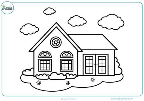 Dibujos de casas para colorear - Mundo Primaria: Aprende como Dibujar Fácil, dibujos de Casa, como dibujar Casa para colorear e imprimir
