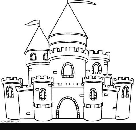 Dibujos de Castillos para colorear - Páginas para: Aprender a Dibujar Fácil, dibujos de Castillo, como dibujar Castillo para colorear e imprimir