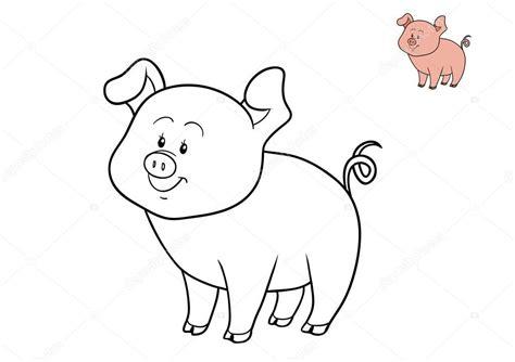 Imágenes: cerdo para colorear | Libro de colorear. cerdo: Dibujar Fácil con este Paso a Paso, dibujos de Cerdo, como dibujar Cerdo para colorear e imprimir