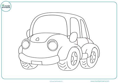 Dibujos de coches para colorear - Mundo Primaria: Aprender a Dibujar y Colorear Fácil con este Paso a Paso, dibujos de Coche Niños, como dibujar Coche Niños para colorear e imprimir