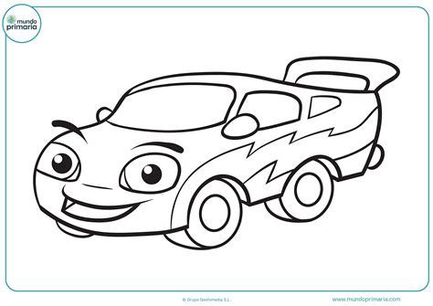 Dibujos de coches para colorear - Mundo Primaria: Dibujar Fácil con este Paso a Paso, dibujos de Coche Niños, como dibujar Coche Niños paso a paso para colorear