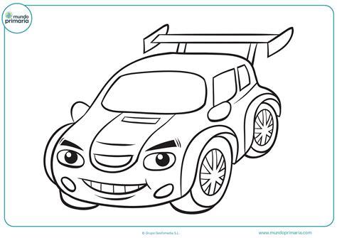 Dibujos de coches para colorear - Mundo Primaria: Dibujar y Colorear Fácil con este Paso a Paso, dibujos de Coche Niños, como dibujar Coche Niños para colorear