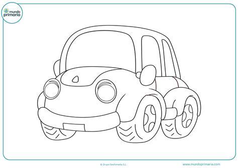 Dibujos de coches para colorear - Mundo Primaria: Dibujar Fácil con este Paso a Paso, dibujos de Coches Para Niños, como dibujar Coches Para Niños para colorear