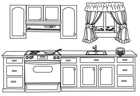 La cocina perfecta | Páginas para colorear. Libros de: Aprende a Dibujar y Colorear Fácil, dibujos de Cocinas Integrales, como dibujar Cocinas Integrales paso a paso para colorear