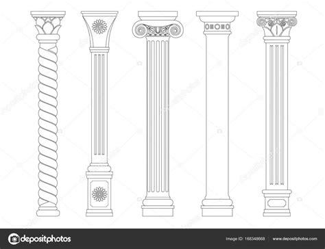 Columnas griegas para colorear | Colorear contorno de: Aprende como Dibujar Fácil, dibujos de Columnas Romanas, como dibujar Columnas Romanas para colorear e imprimir