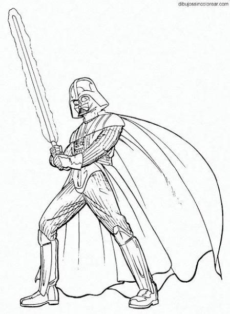 Darth Vader Colorear | Coloriage star wars. Coloriage: Dibujar y Colorear Fácil, dibujos de Comics De Star Wars, como dibujar Comics De Star Wars paso a paso para colorear