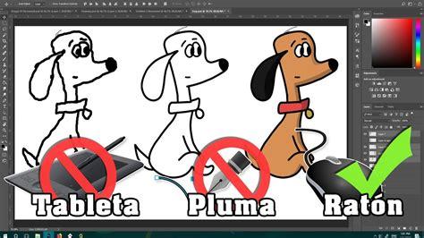 Cómo dibujar Con Photoshop 】 Paso a Paso Muy Fácil: Aprender a Dibujar Fácil, dibujos de Con El Mouse En Photoshop, como dibujar Con El Mouse En Photoshop para colorear e imprimir
