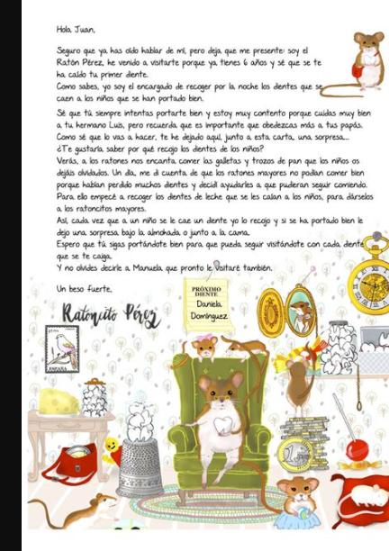 Carta personalizada del ratoncito Pérez - Cartas Encantadas: Dibujar Fácil, dibujos de Con El Raton En Word, como dibujar Con El Raton En Word para colorear e imprimir