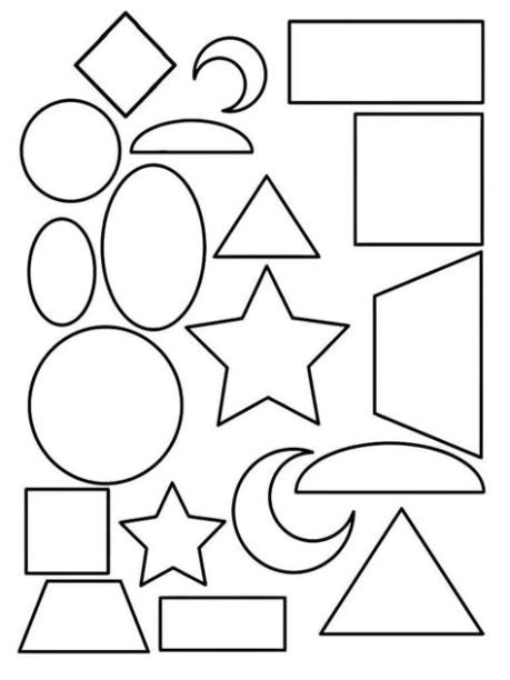 Dibujos para colorear Formas Geométricas. Imprime gratis: Aprende como Dibujar y Colorear Fácil, dibujos de Con Formas Geometricas, como dibujar Con Formas Geometricas para colorear