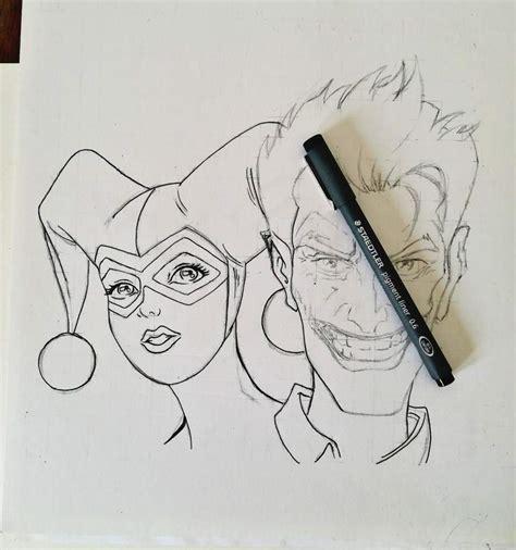 🃏🎨Dibujo || Harley Quinn & the Joker 🎨🃏: Dibujar Fácil con este Paso a Paso, dibujos de Con Grafito, como dibujar Con Grafito paso a paso para colorear