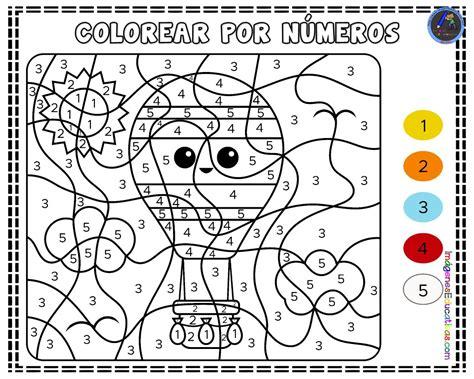 COLOREAR POR NÚMEROS (3) – Imagenes Educativas: Aprende como Dibujar y Colorear Fácil, dibujos de Con Números, como dibujar Con Números paso a paso para colorear