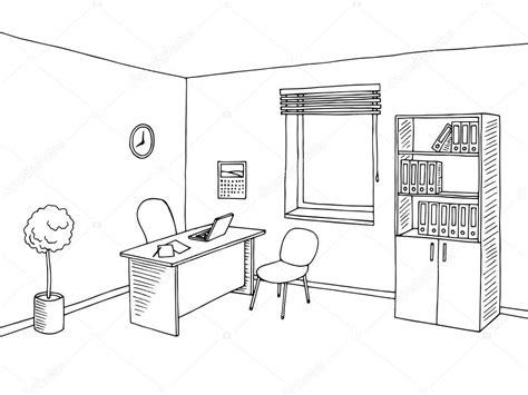 Oficina sala de arte gráfico interior negro blanco boceto: Aprender a Dibujar Fácil con este Paso a Paso, dibujos de Con Office, como dibujar Con Office para colorear e imprimir
