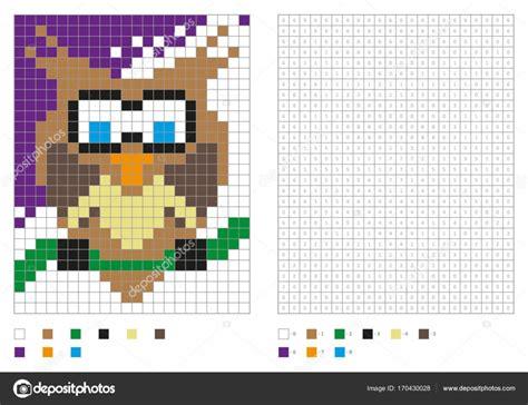Niños para colorear página de pixel para colorear con: Dibujar Fácil, dibujos de Con Pixeles, como dibujar Con Pixeles para colorear