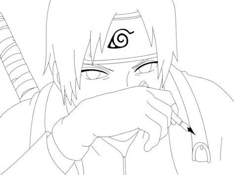 Lineart: Sai. by boing-paradise on DeviantArt | Naruto: Aprender como Dibujar Fácil, dibujos de Con Sai, como dibujar Con Sai paso a paso para colorear