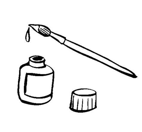 Desenho de Tinta guache para colorir - Tudodesenhos: Aprender como Dibujar y Colorear Fácil, dibujos de Con Tinta, como dibujar Con Tinta para colorear