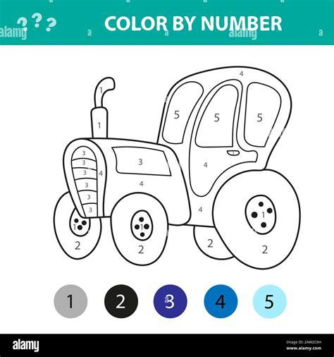 Ilustración vectorial de tractor de libro para colorear: Aprende a Dibujar Fácil con este Paso a Paso, dibujos de Con Vectores, como dibujar Con Vectores para colorear e imprimir