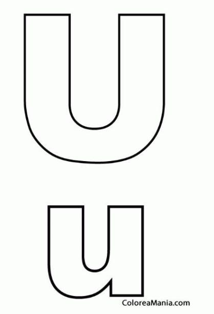 letra U para colorear - Buscar con Google | Gaming logos: Aprender a Dibujar Fácil, dibujos de Con Wii U, como dibujar Con Wii U para colorear