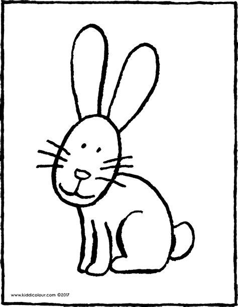 un conejo - kiddicolour: Dibujar Fácil, dibujos de Conejo Para Niños, como dibujar Conejo Para Niños para colorear e imprimir