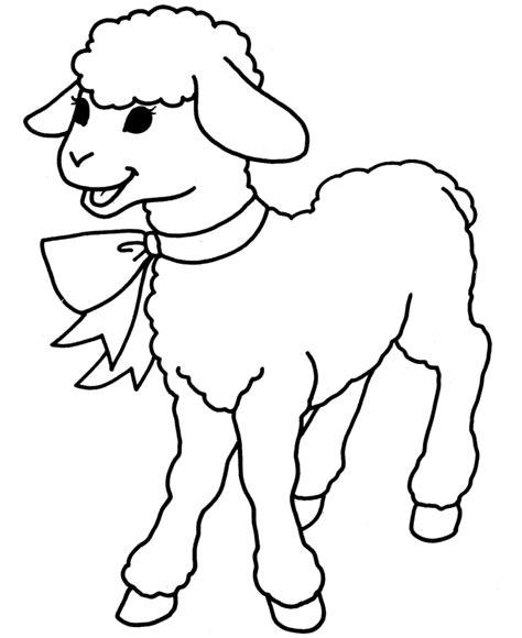 Cordero para colorear: Dibujar y Colorear Fácil, dibujos de Corderos, como dibujar Corderos para colorear