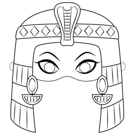 Cleopatra Mask coloring page | Free Printable Coloring Pages: Dibujar Fácil, dibujos de Coronas Egipcias, como dibujar Coronas Egipcias para colorear e imprimir
