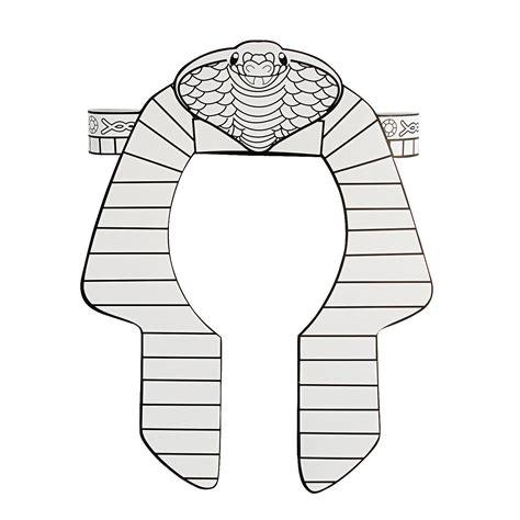 Color+Your+Own+Pharaoh+Headbands+-+OrientalTrading.com: Aprende como Dibujar Fácil con este Paso a Paso, dibujos de Coronas Egipcias, como dibujar Coronas Egipcias paso a paso para colorear