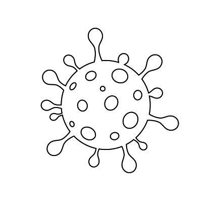 Dibujos de Coronavirus para colorear. descargar e imprimir: Aprende a Dibujar y Colorear Fácil con este Paso a Paso, dibujos de Coronavirus, como dibujar Coronavirus para colorear